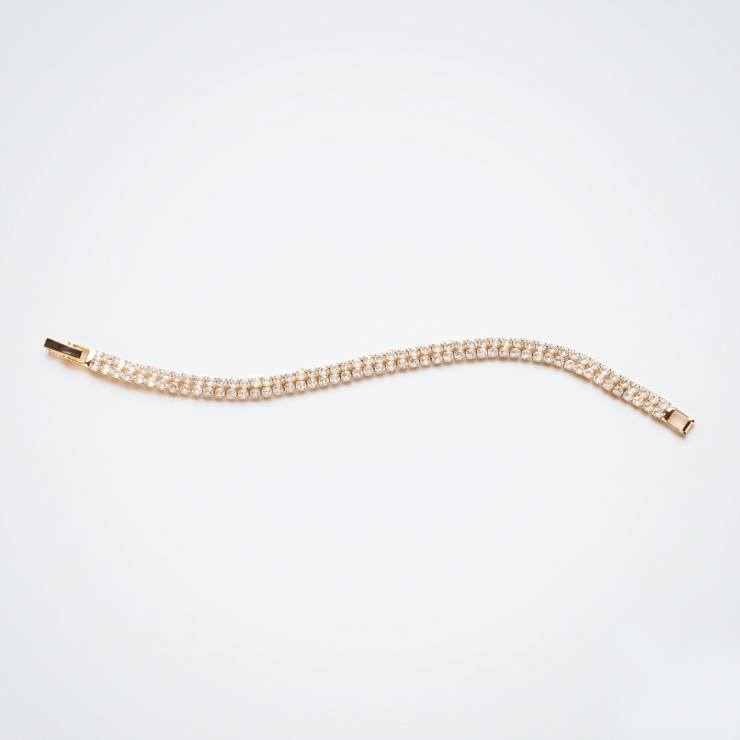 Sunlit Diamond Tennis Bracelet