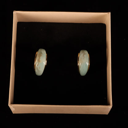 "VIENNA" Skylight Marble Earrings