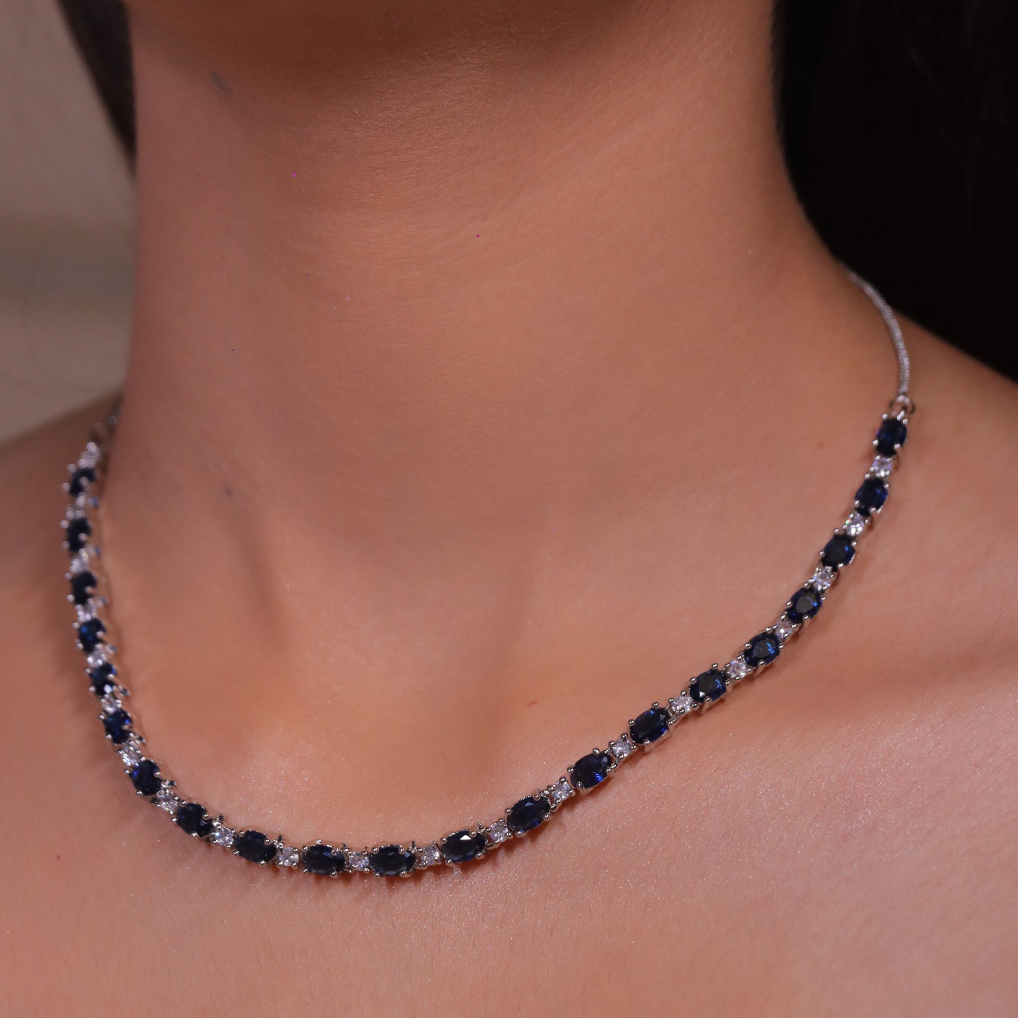 "DMONDE" Deep Navy Diamond String Set