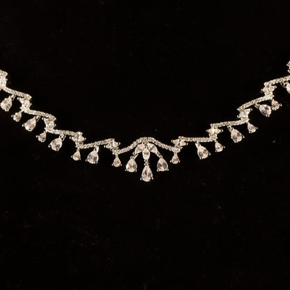 "DMONDE" Dazzling Diamond Necklace Set