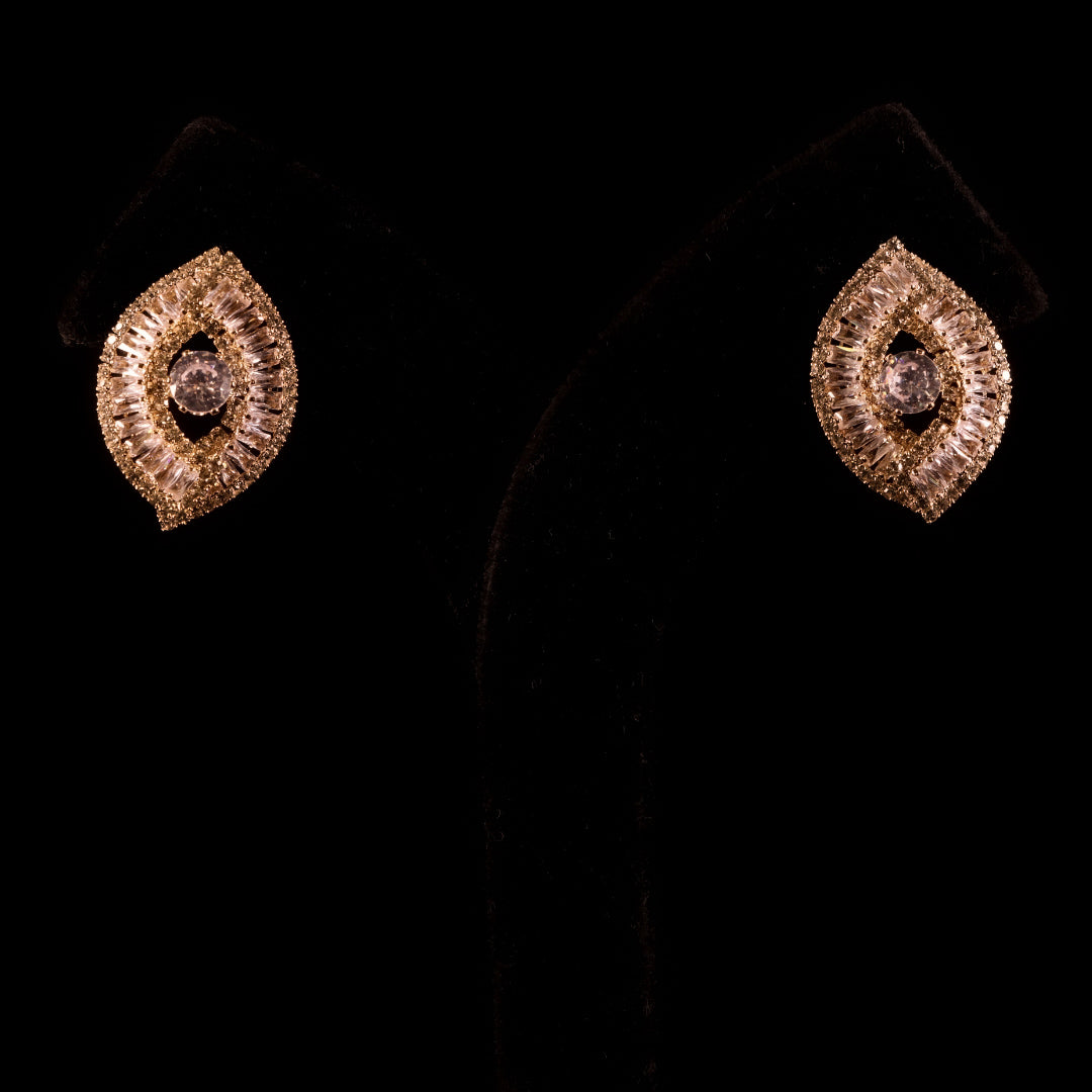 "VIENNA" Diamond Crust Earrings