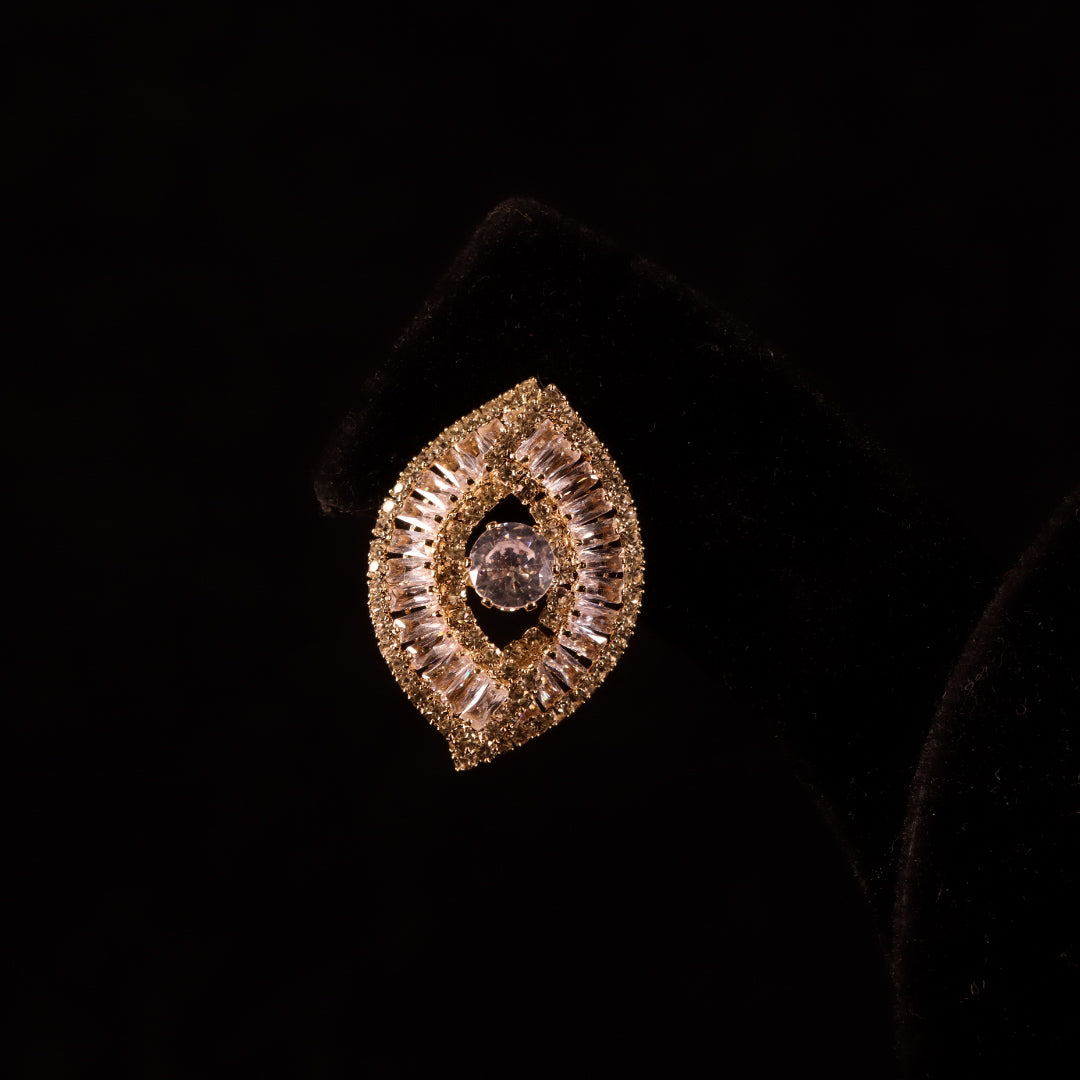 "VIENNA" Diamond Crust Earrings