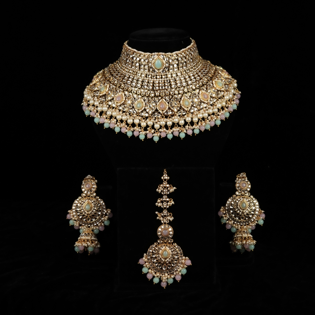 "SIERRA" Mist Pink Mini-Bridal Set