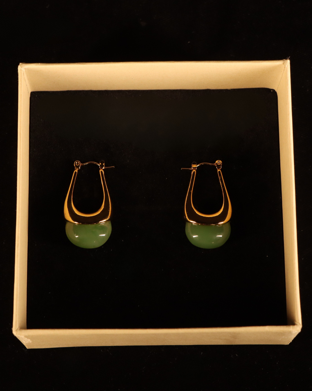 "VIENNA" Pine Moonstone Earrings