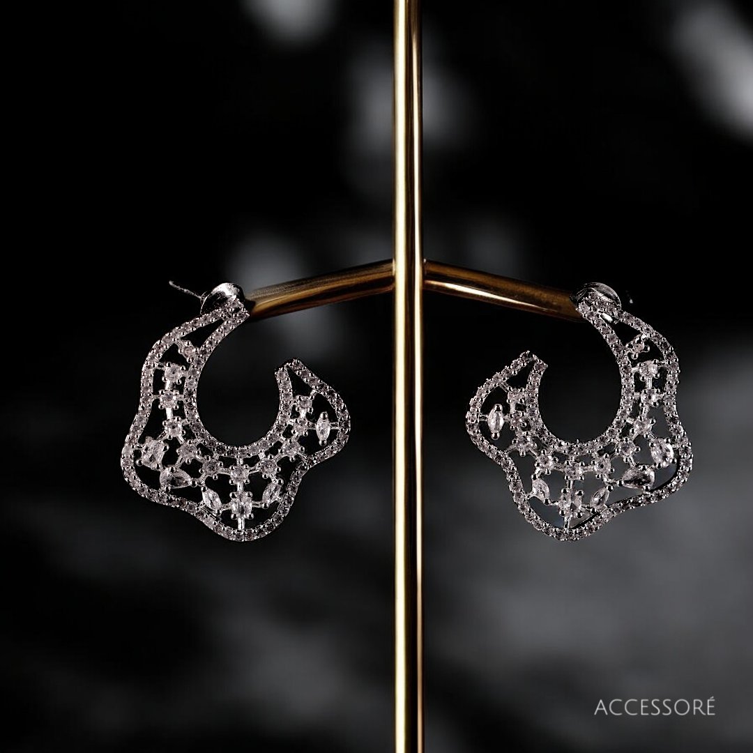 "AMARA" Starry Silver Earrings