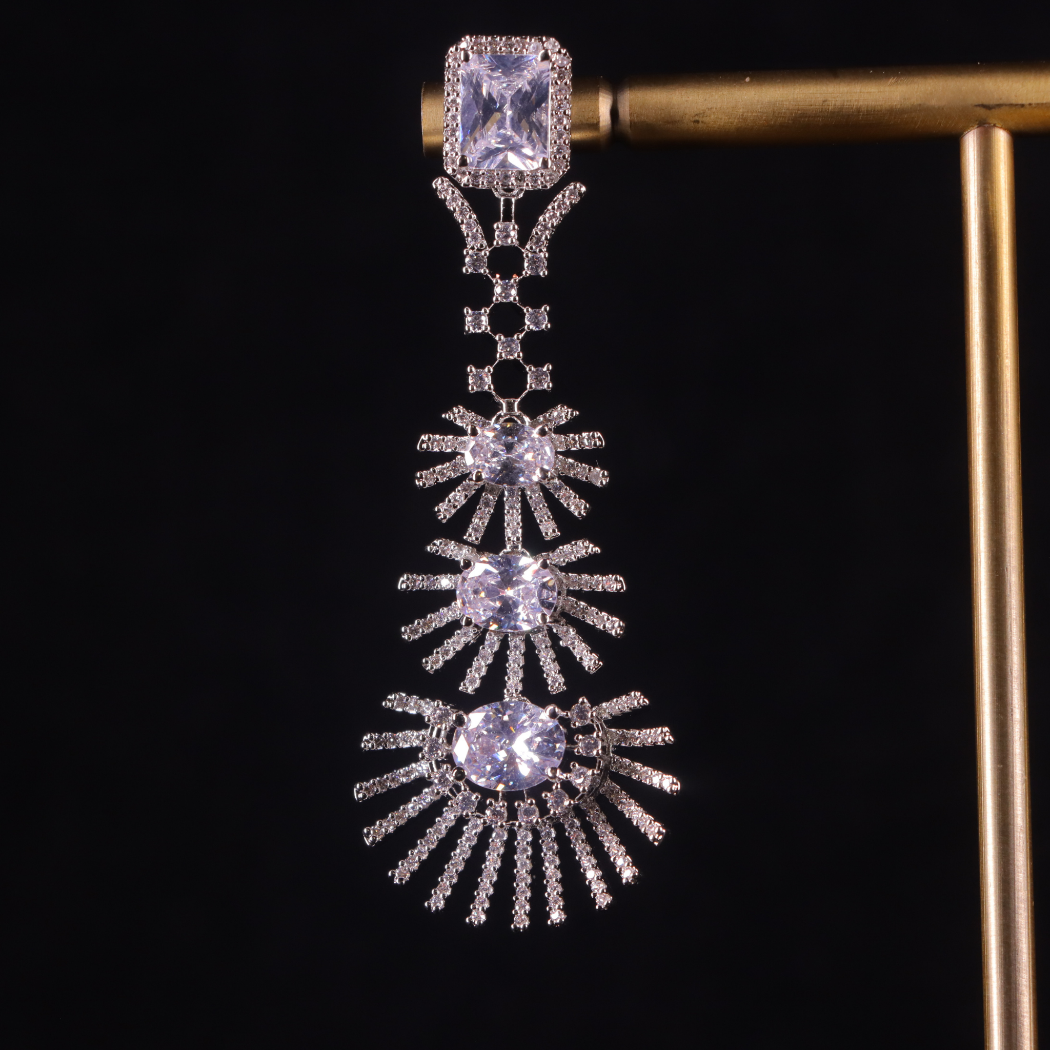"AMARA" Palm Frost Earrings