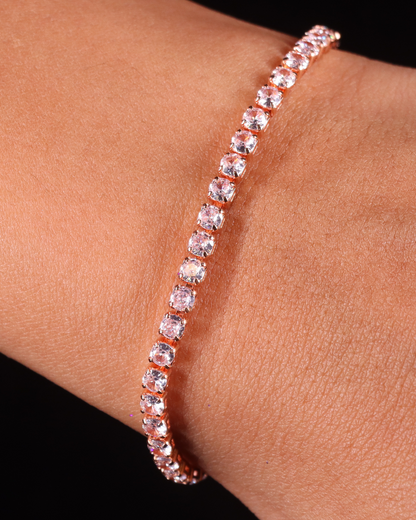 "VIENNA" Rose Gold Tennis Bracelet