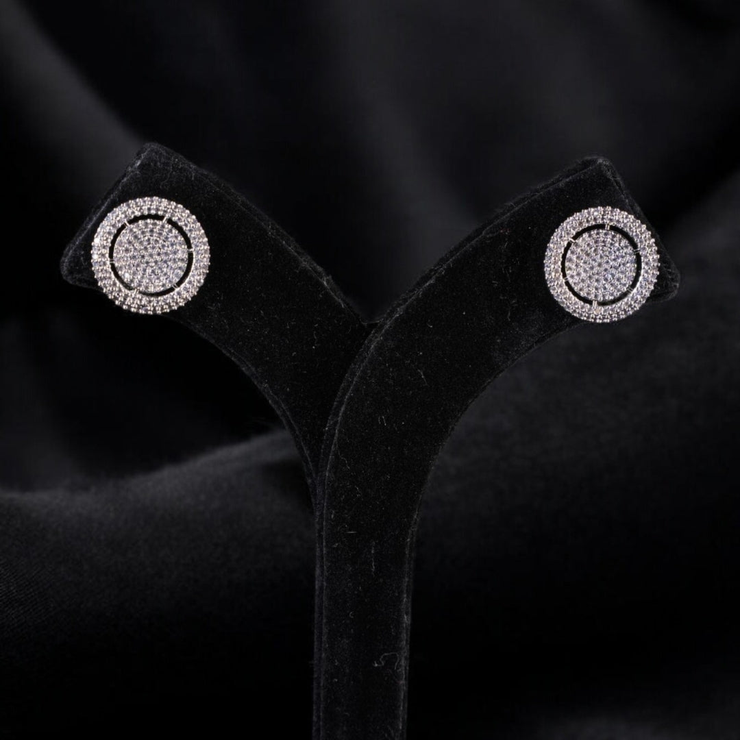 "VIENNA" Diamond Track Earrings
