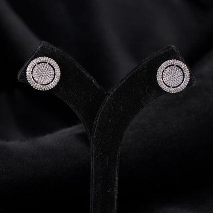 "VIENNA" Diamond Track Earrings