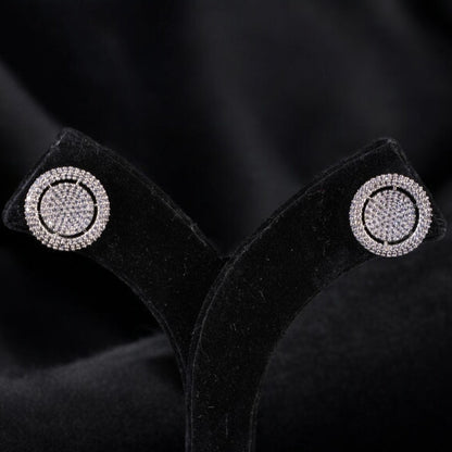 "VIENNA" Diamond Track Earrings