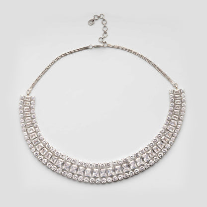 Plush Diamond Necklace Set