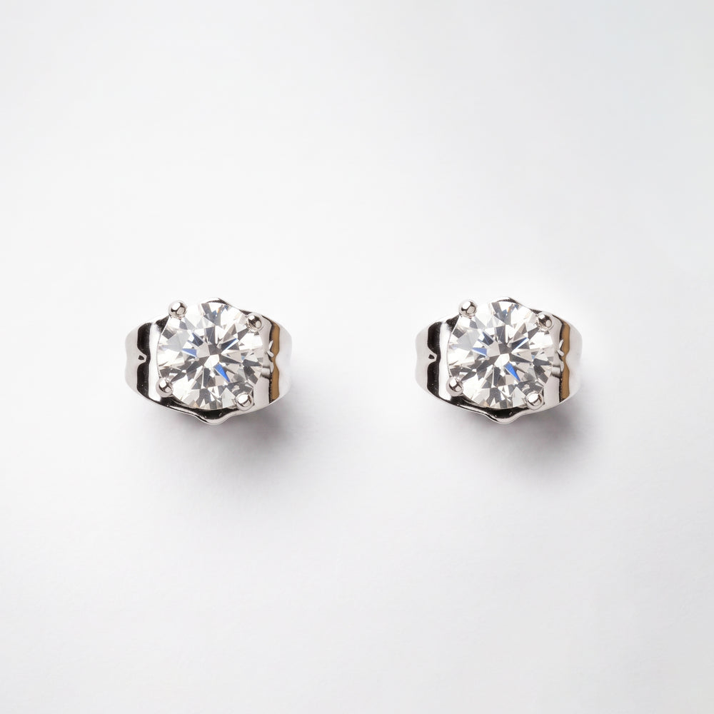 Timeless Solitaire Earrings