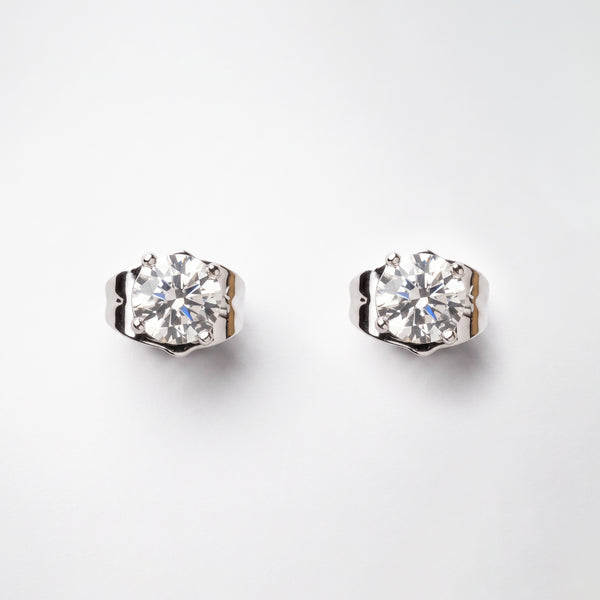 Timeless Solitaire Earrings