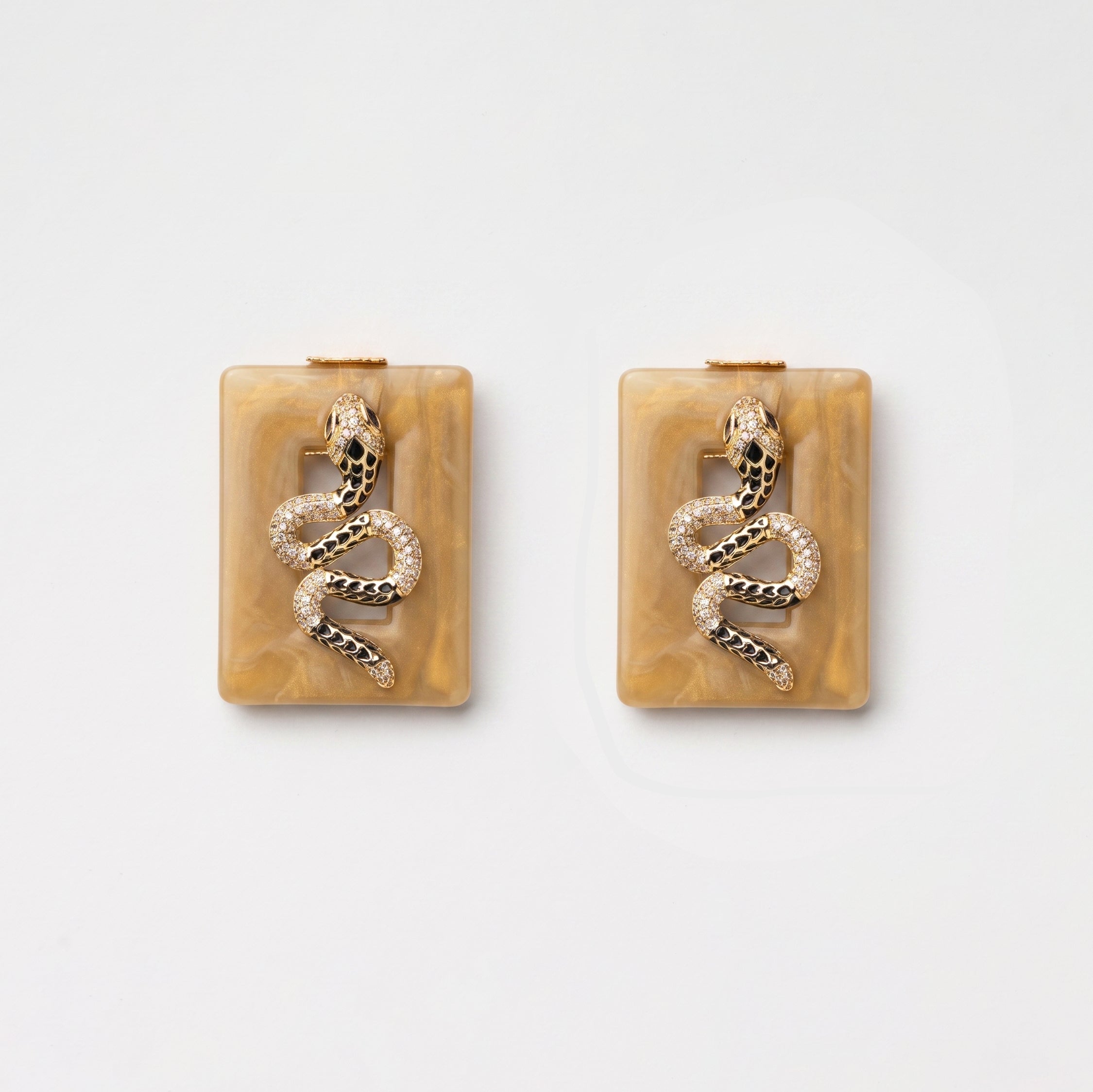 Serpenti Frame Earrings