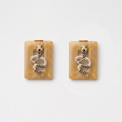 Serpenti Frame Earrings