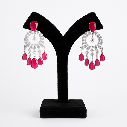 "AMARA" Diamond Ruby Earrings