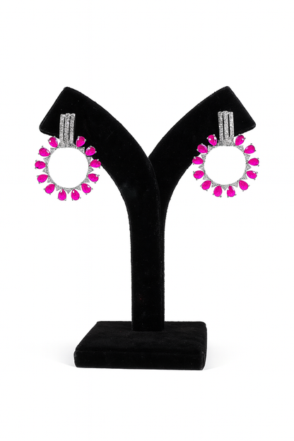 "AMARA" Pink Hues Earrings