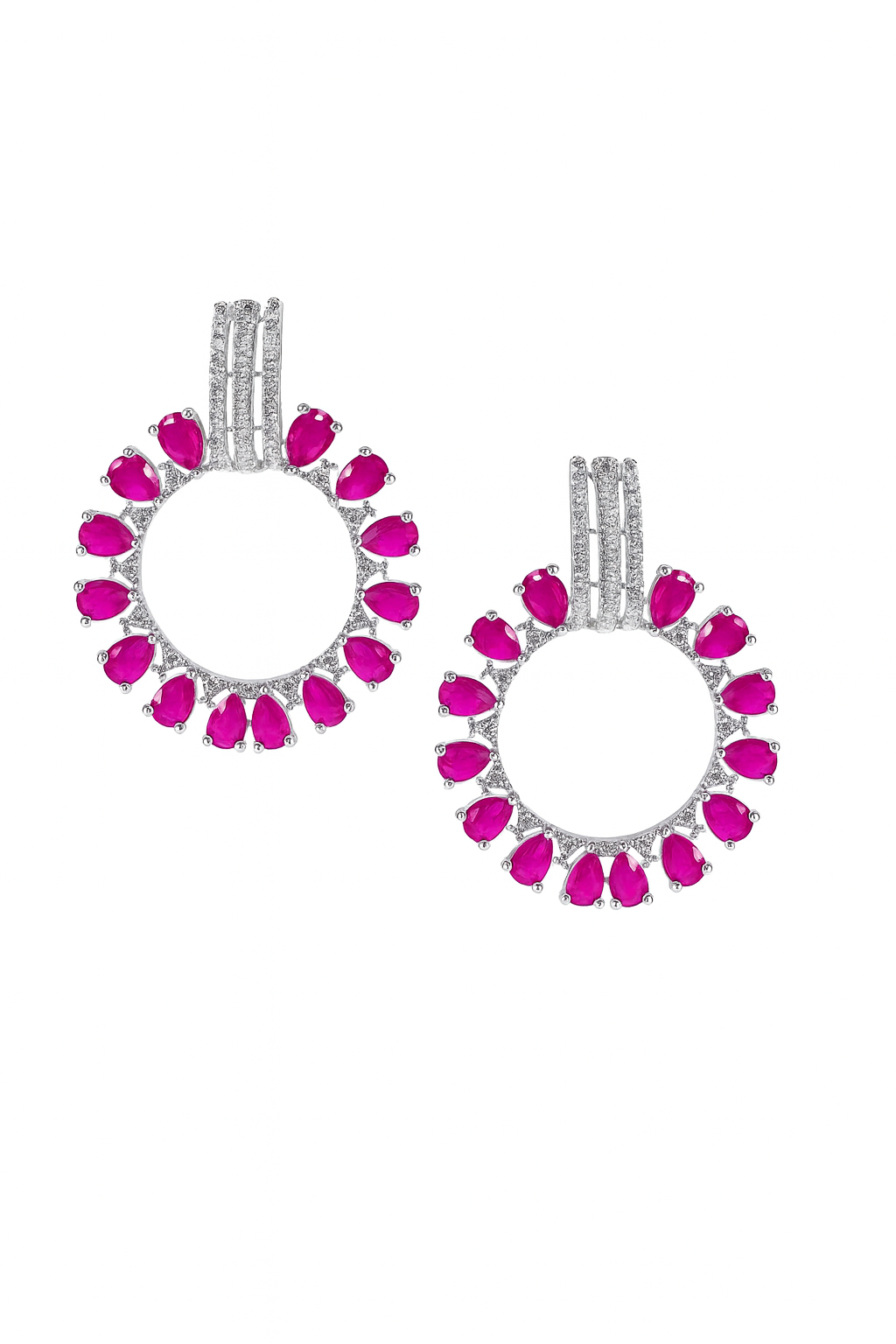 "AMARA" Pink Hues Earrings
