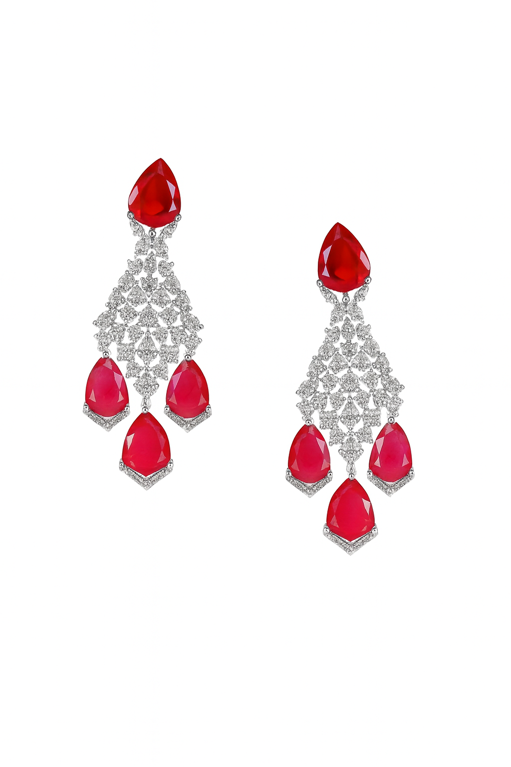 "AMARA" Scarlera Ruby Earrings