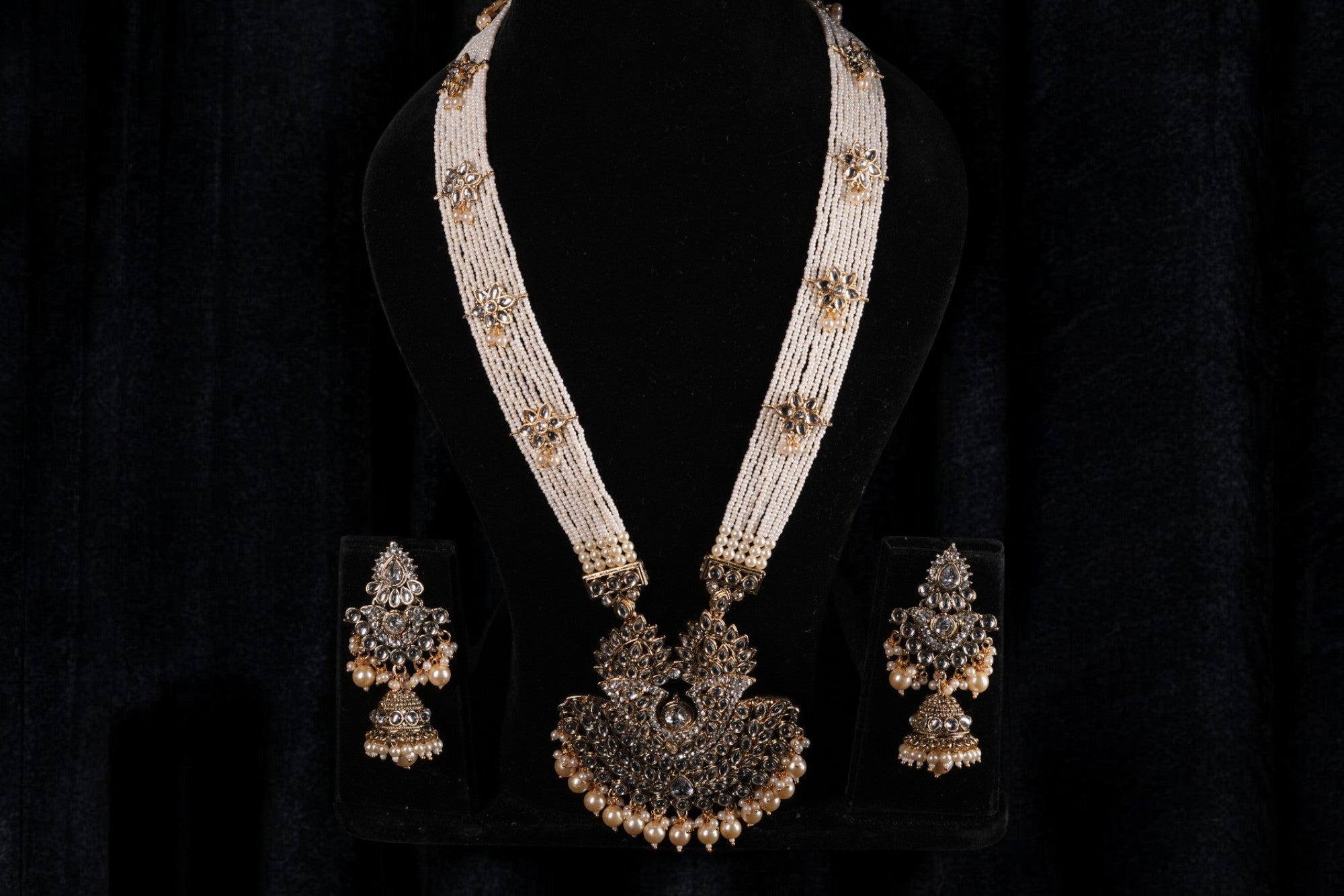 "AMIRA" Golden Glitz Haar Set