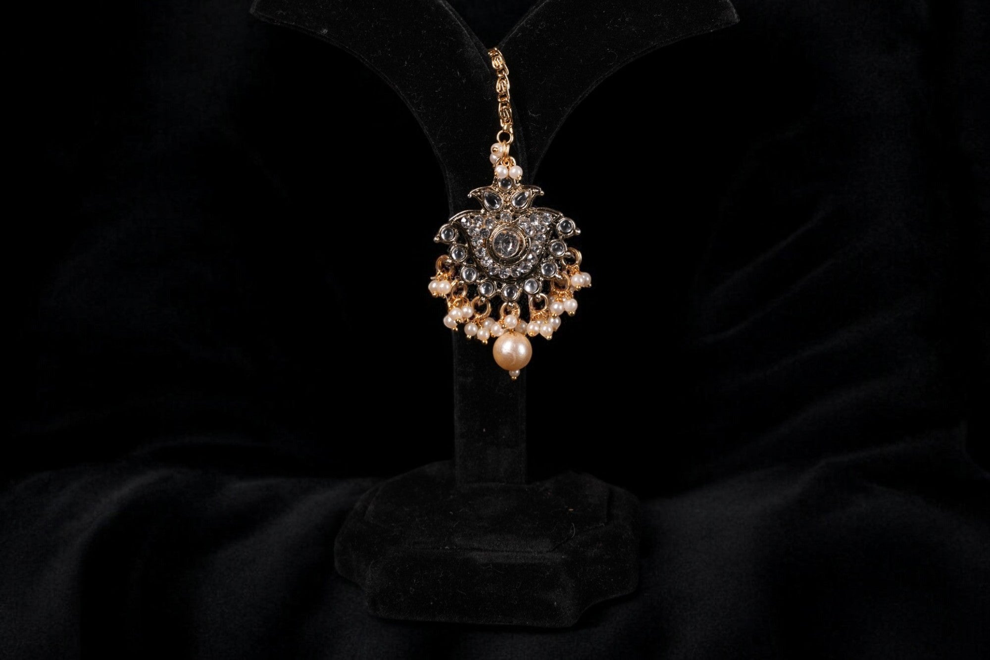 "AMIRA" Golden Glitz Haar Set