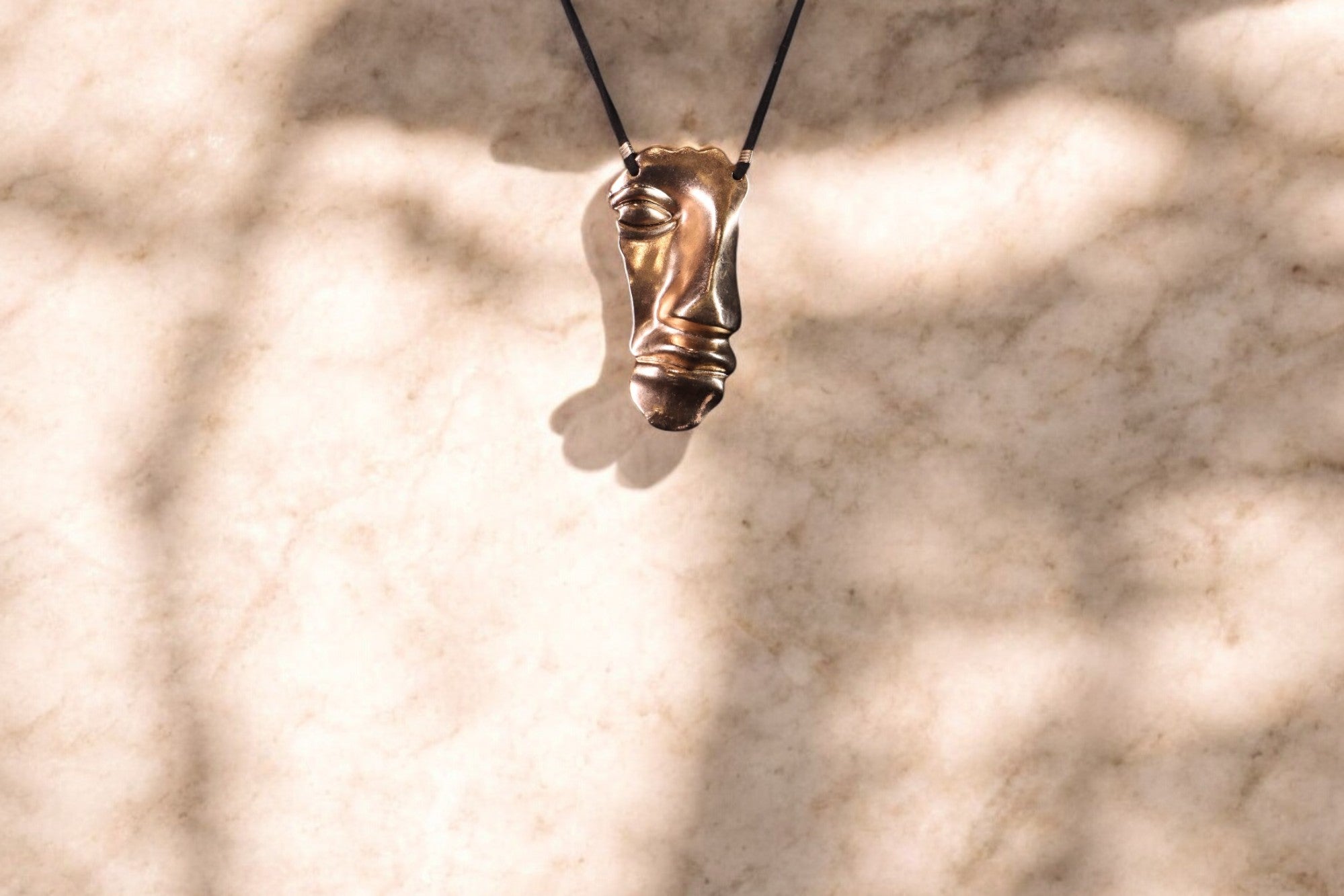"VIENNA" Hanging Face Neckpiece