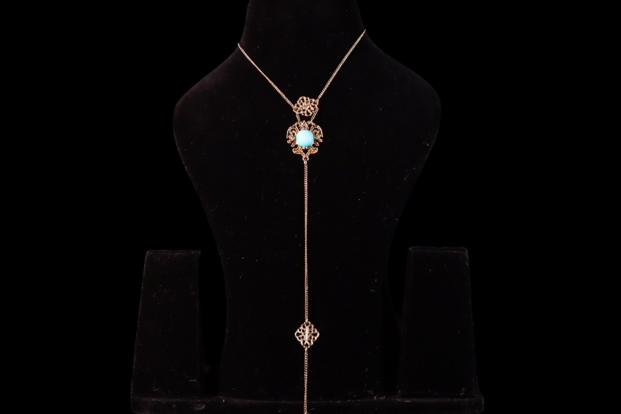 "VIENNA" Blue Stone Neckpiece