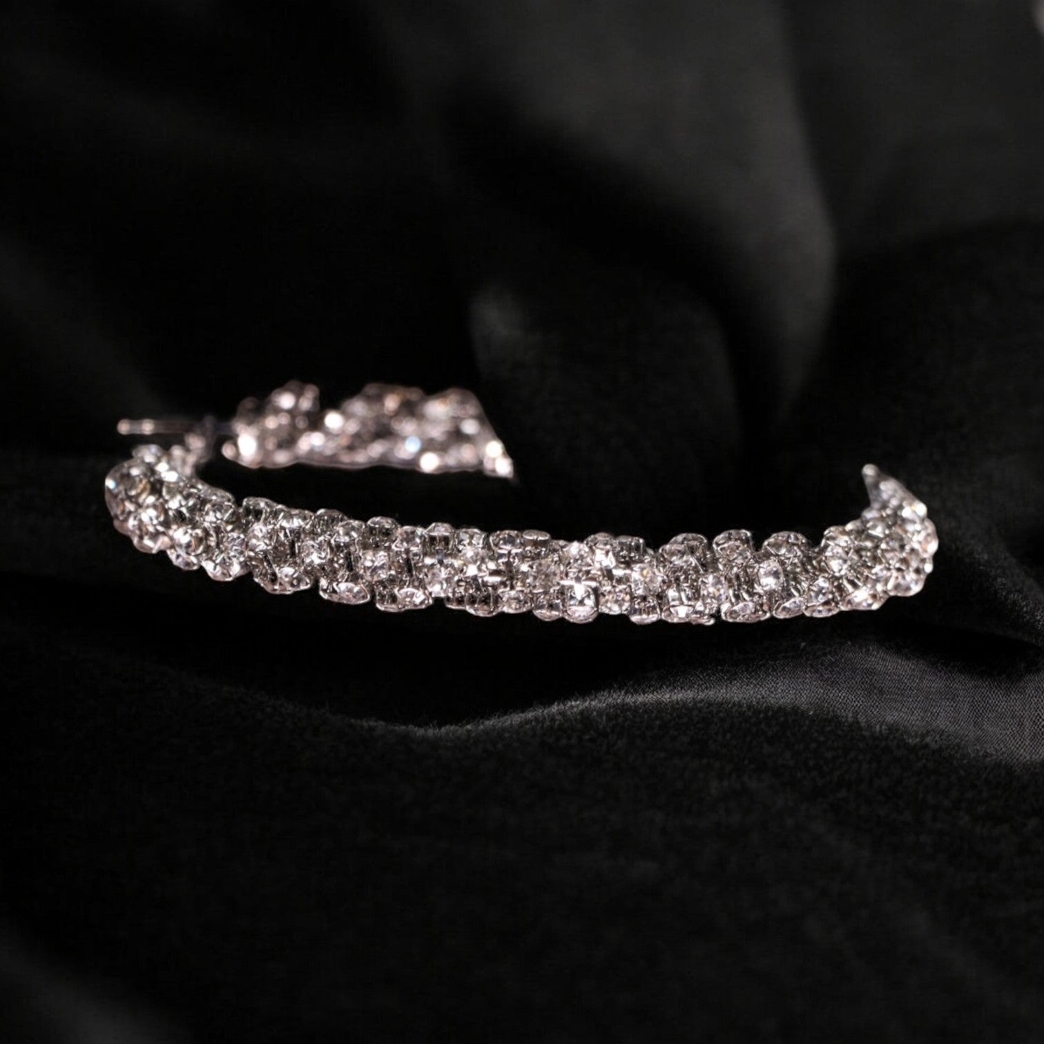 "VIENNA" Diamond Hoop Earrings