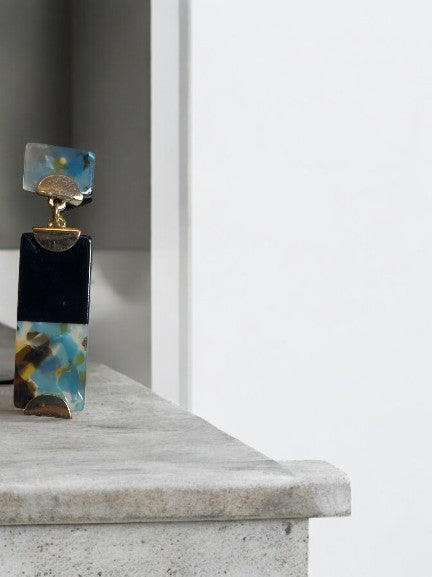 "VIENNA" Marble Earrings