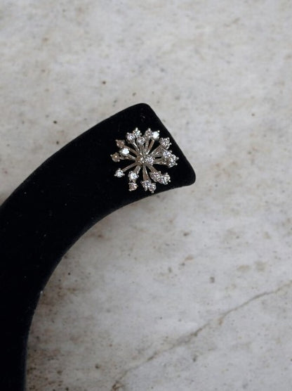 "VIENNA" Pointy Silver Earrings