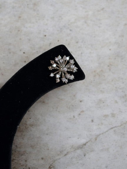 "VIENNA" Pointy Silver Earrings