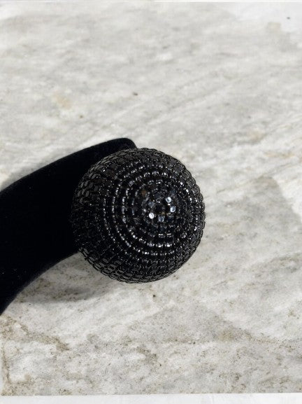 "VIENNA" Glitz Black Earrings
