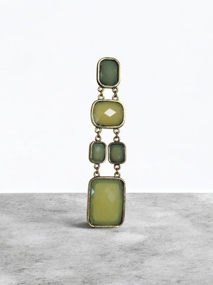 "VIENNA" Earth Green Earrings