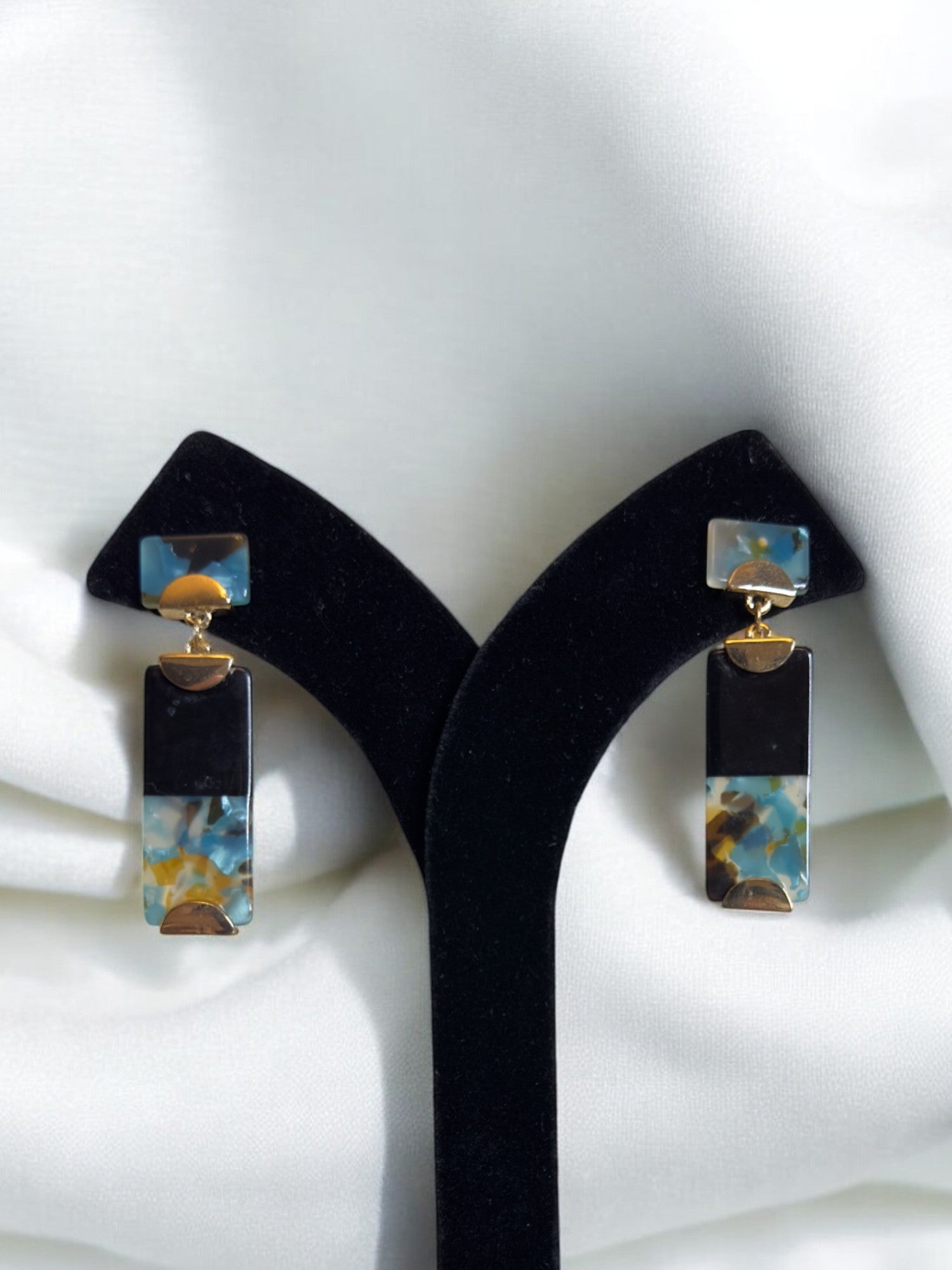 "VIENNA" Marble Earrings