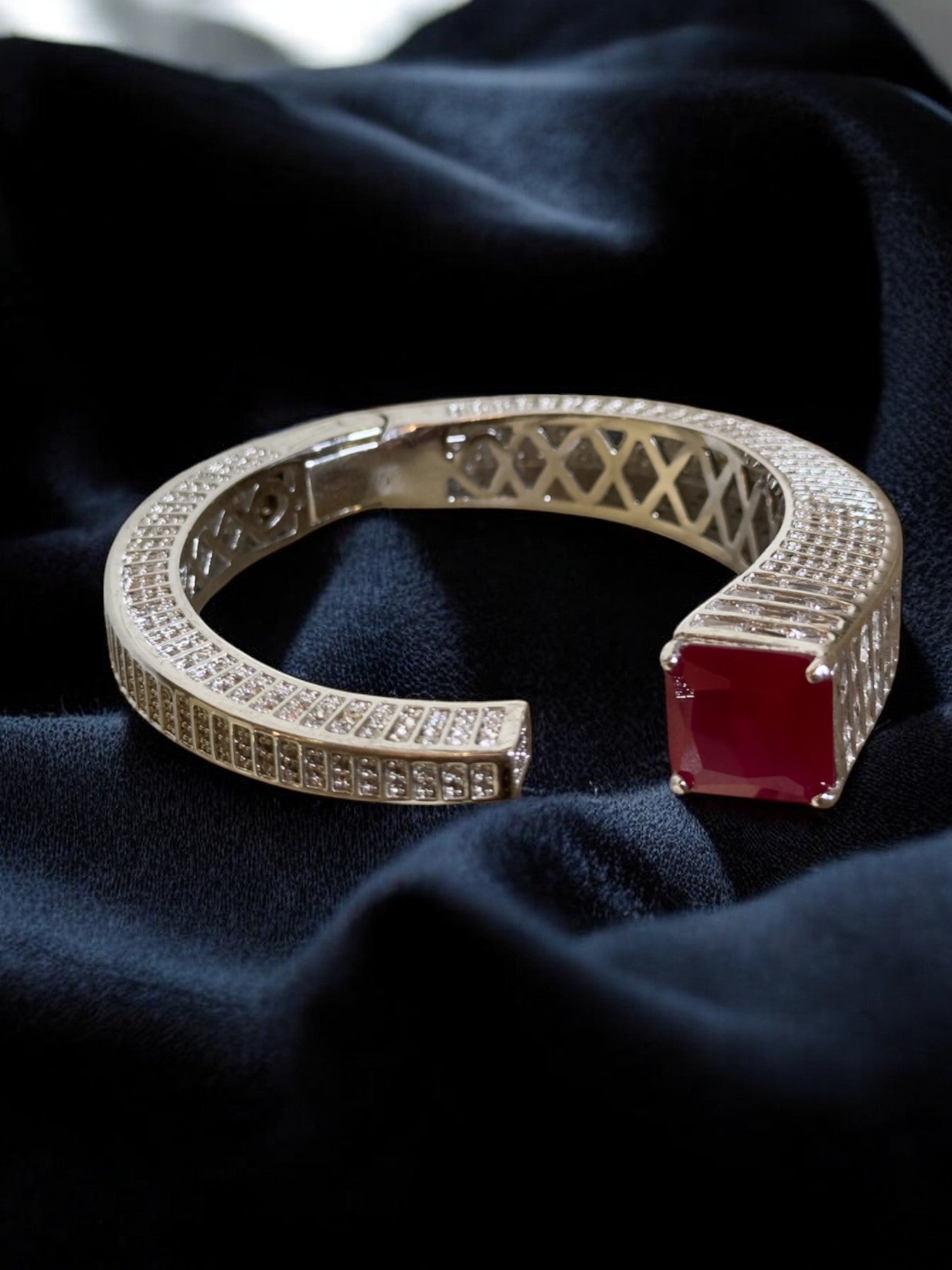 "VIENNA" Diamond Ruby Bracelet