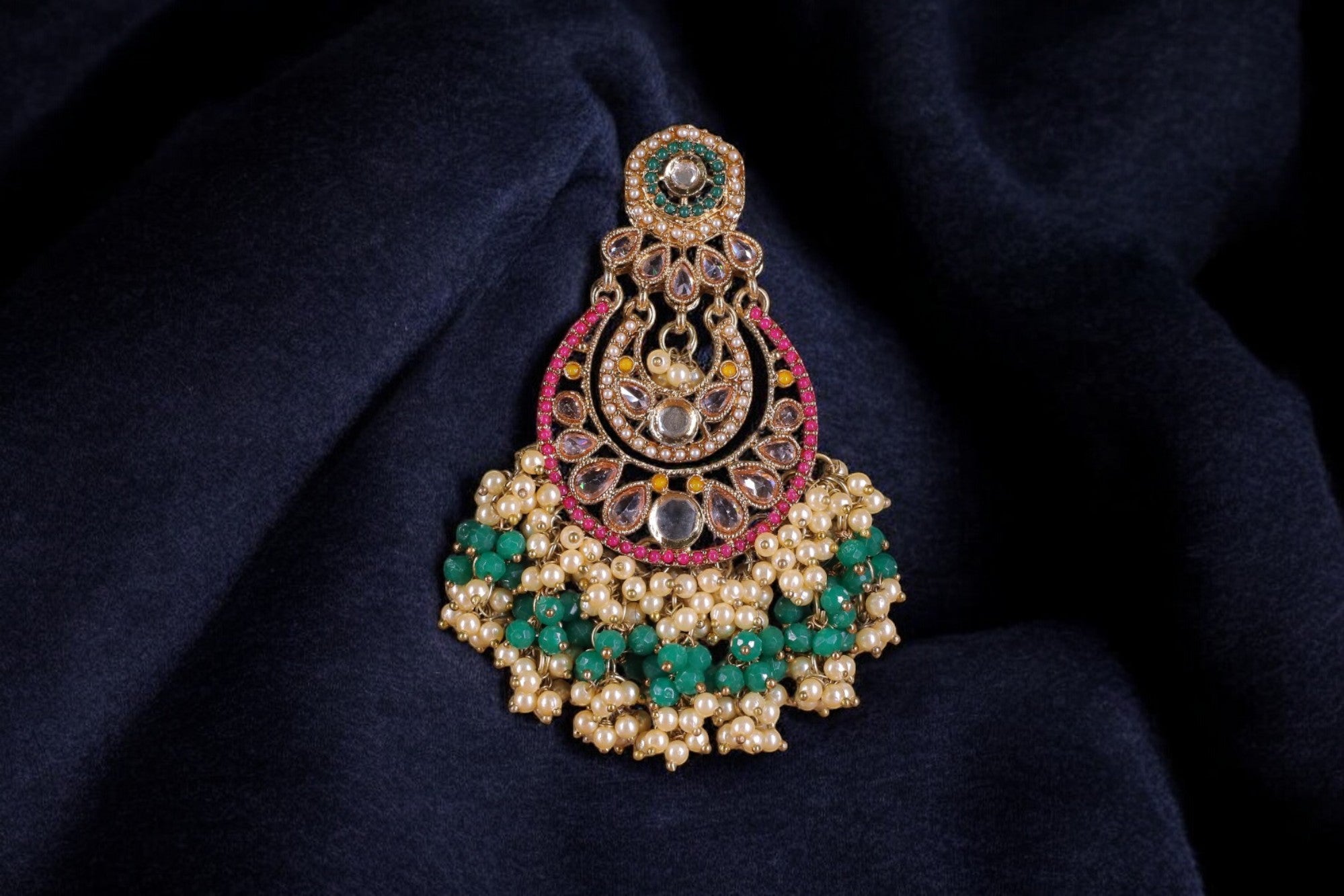 "AMIRA" Kaleidoscope II Kundan Set