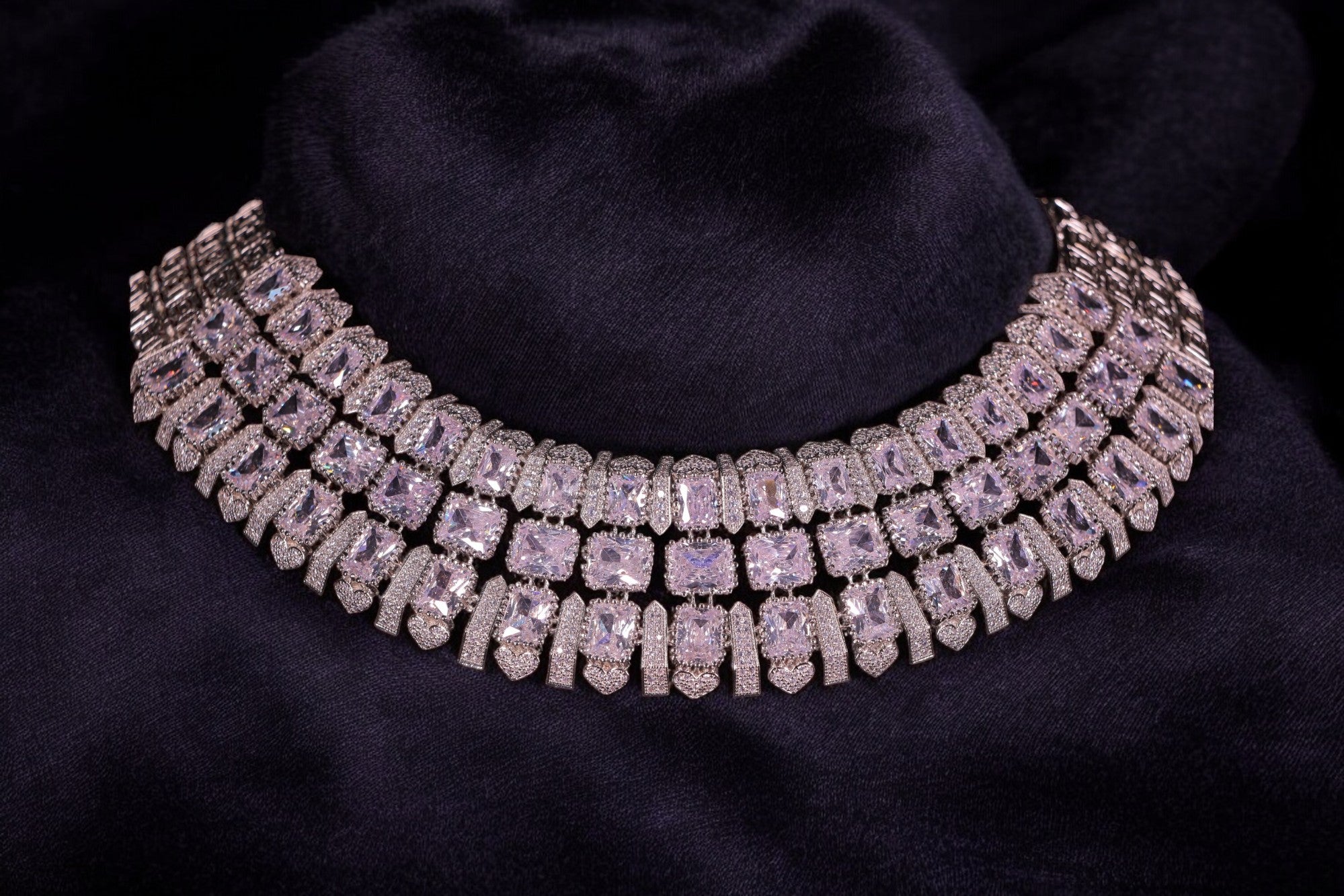 "DMONDE" Lush Diamond Necklace Set