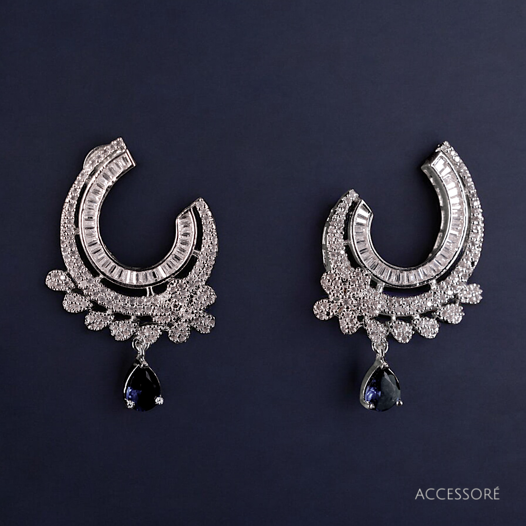 "AMARA" 'Sea' Blue Earrings