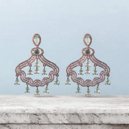 "AMARA" Turquoise Blue Earrings