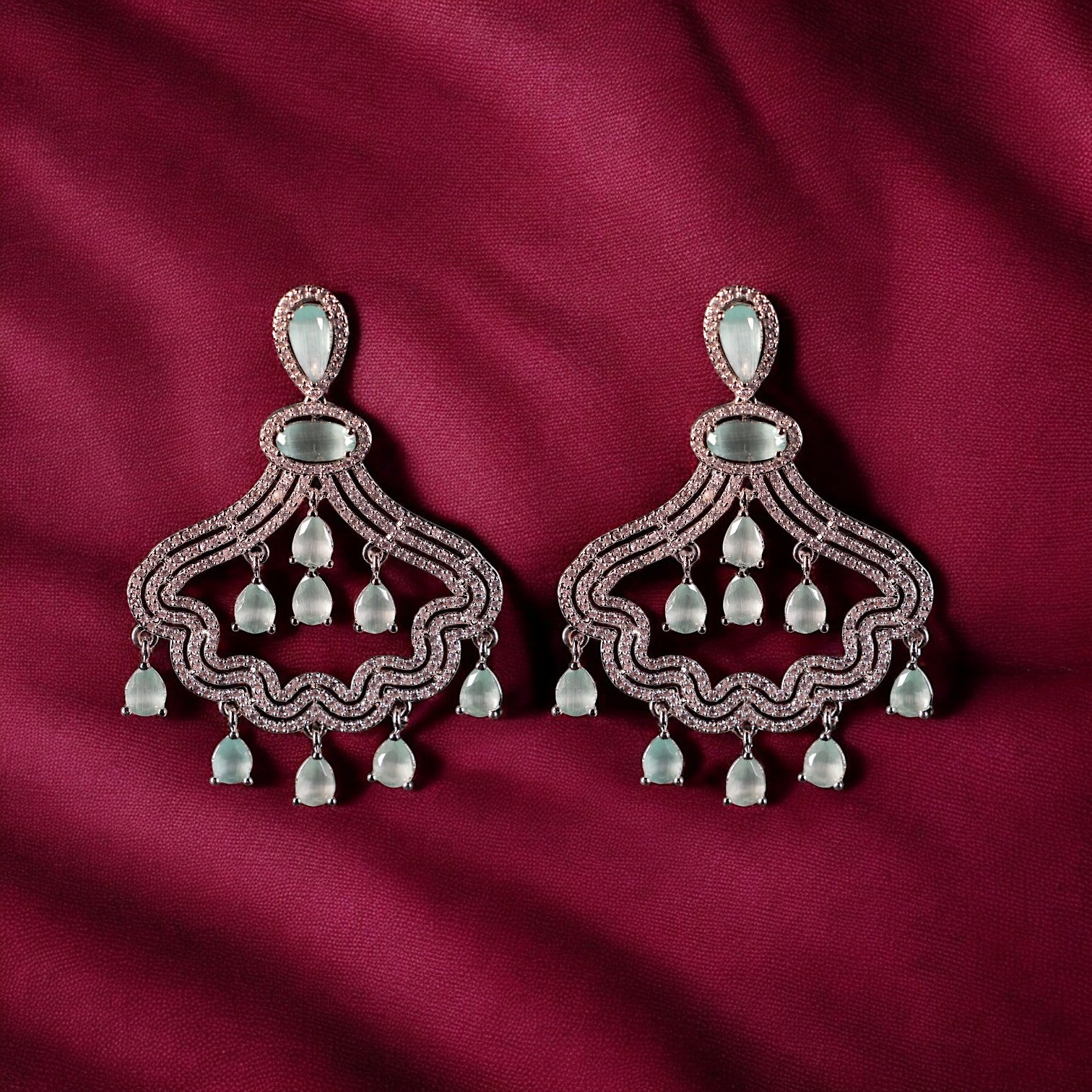 "AMARA" Turquoise Blue Earrings