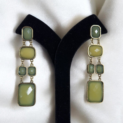 "VIENNA" Earth Green Earrings