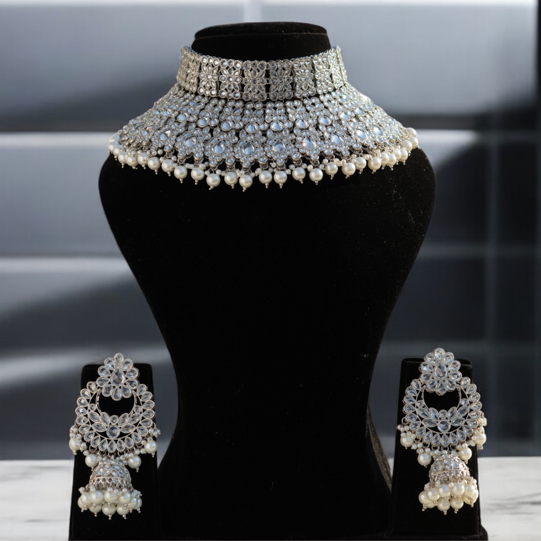 "SIERRA" Frost Ivory Mini-Bridal Set