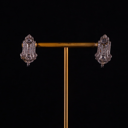 "VIENNA" Diamond Eye Earrings