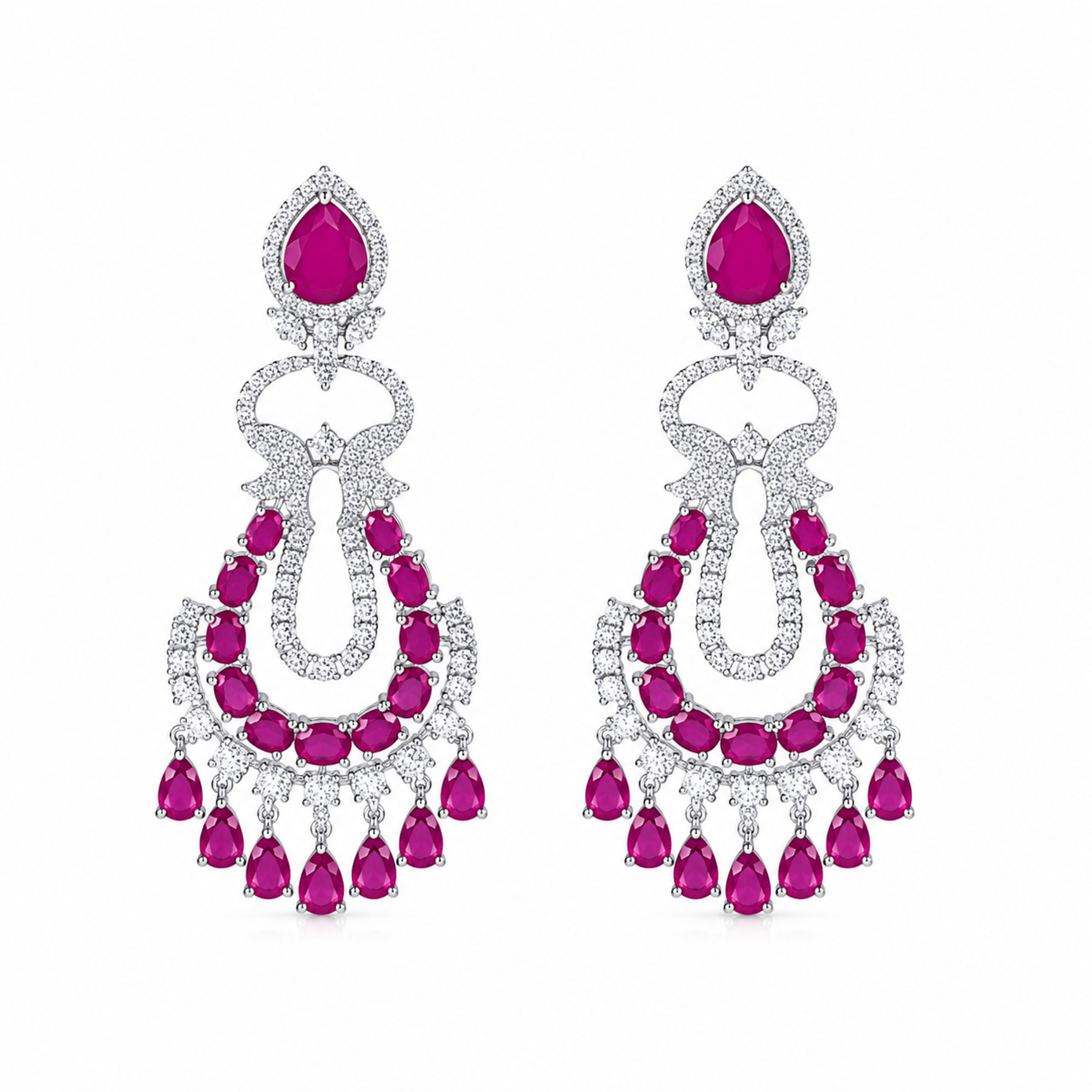 Ruby Rani Drop Earrings