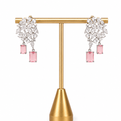 Pink Crust Earrings