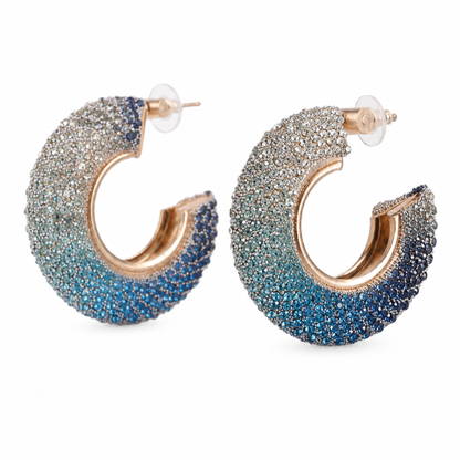 Mystic Lavender Crescent Earrings