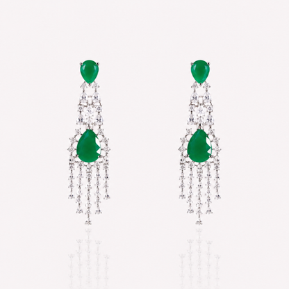 Celeste Emerald Earrings
