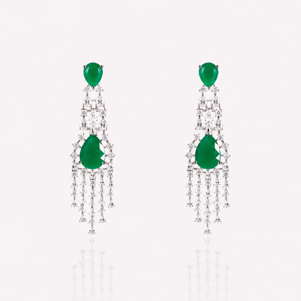 Celeste Emerald Earrings