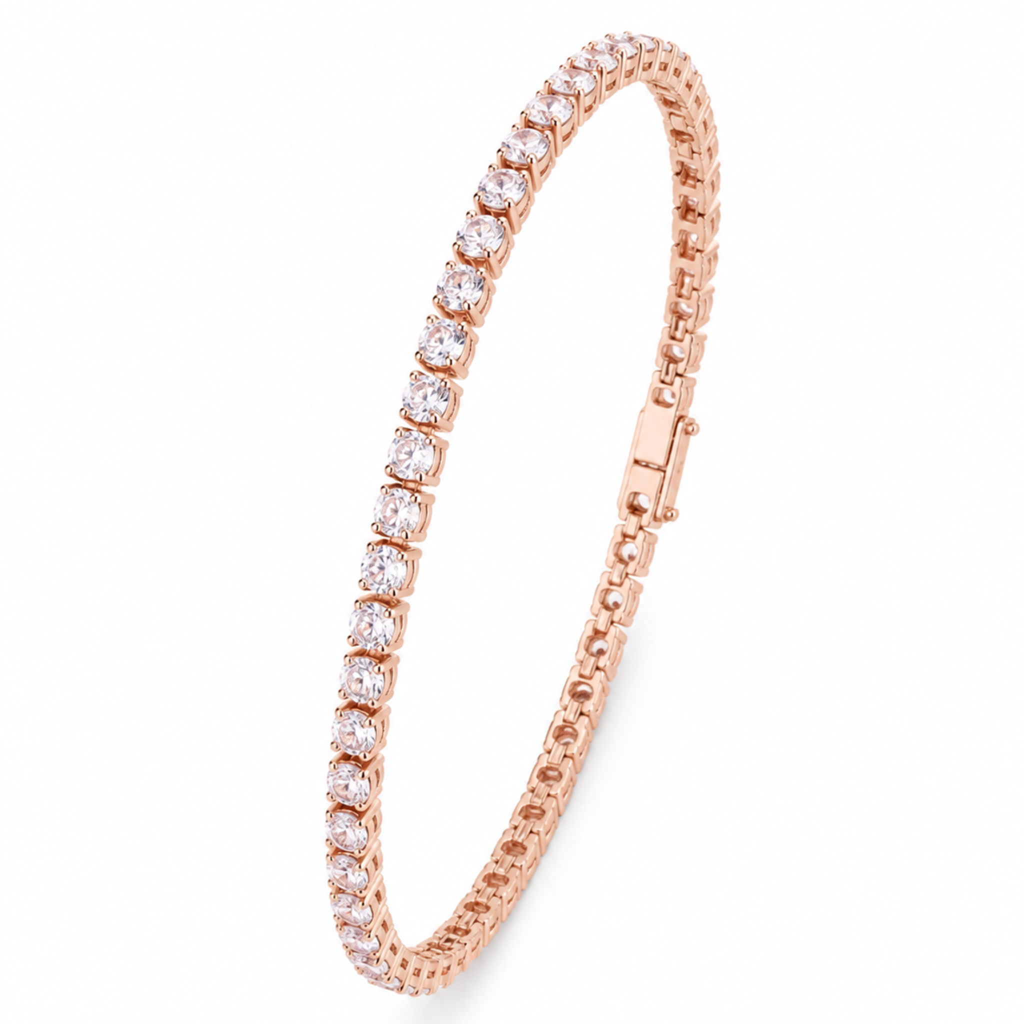 Rose Gold Tennis Bracelet
