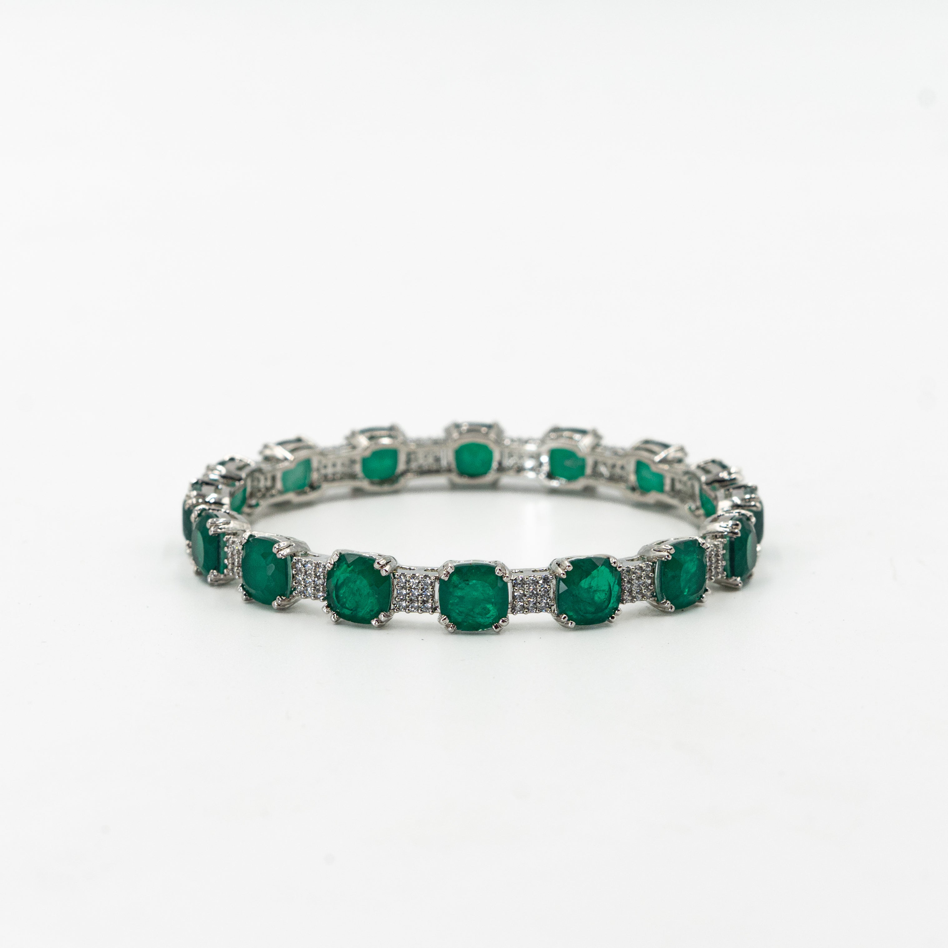 "VIENNA" Royal Emerald Ivy Bangle (1 Piece)